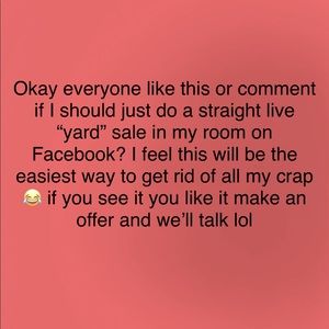 ANYTHING YOU SEE I MIGHT PART WITH 😂😂😂 mostly clothes and shoes and jewelry!